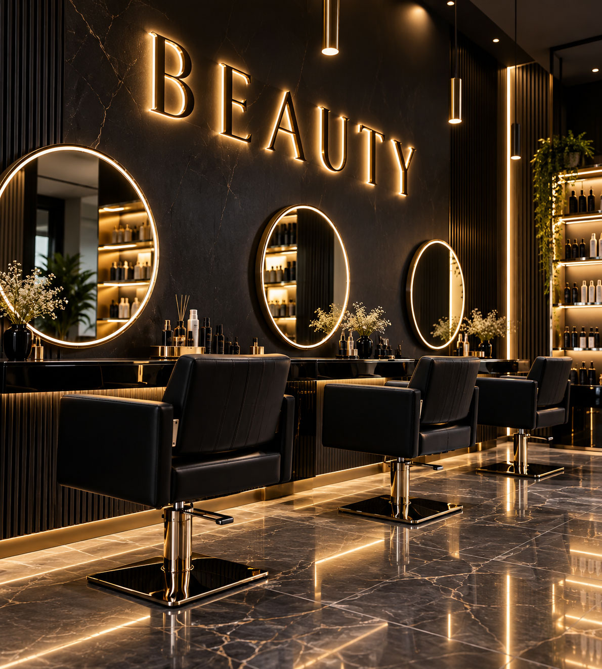 Wnętrze salonu beauty