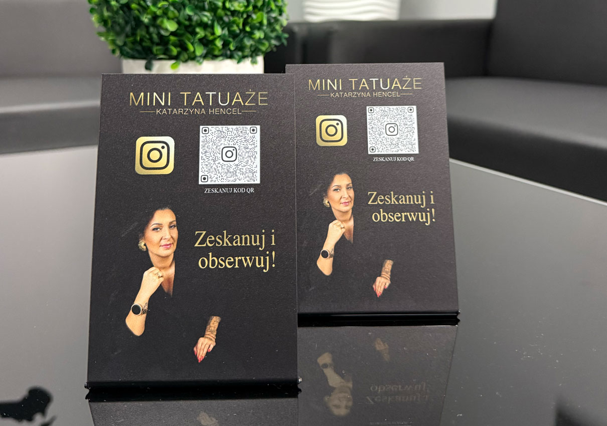 Materiały promocyjne beauty – miejsce na zdjęcie materiałów POS